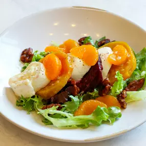 Beet and burrata salad