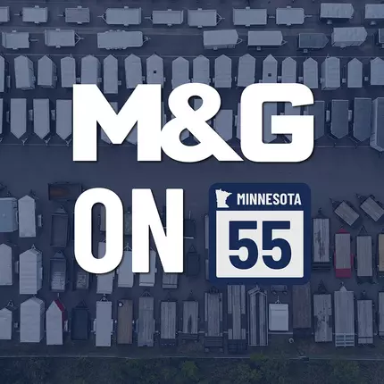 Logo from M&G on 55