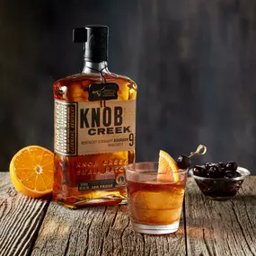 Ask for the LongHorn Old Fashioned featuring Small Batch 9yr. Bourbon by Knob Creek specially bottled for LongHorn Steakhouse.