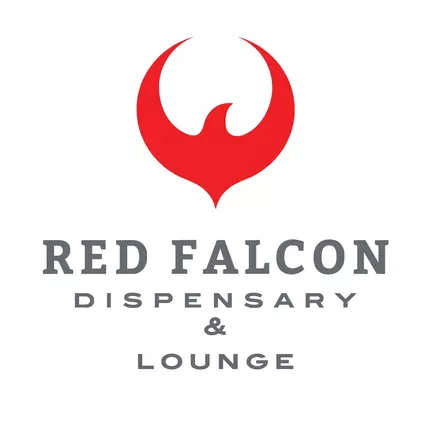 Logótipo de Red Falcon Coachella Dispensary