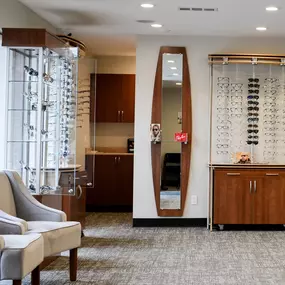 eyeglasses collection in our optical in Sacramento