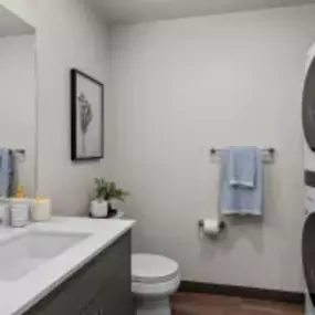 Bathroom with Washer and Dryer