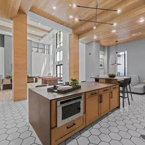 Community Area with Kitchen