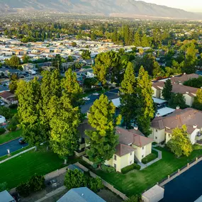 View of the apartment community