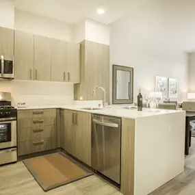 Kitchen with Stainless Steel Appliances