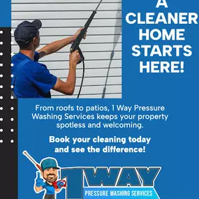 Bild von 1 Way Pressure Washing Services