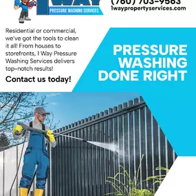 Bild von 1 Way Pressure Washing Services