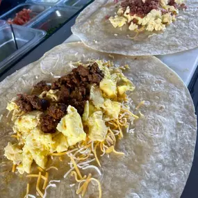 Double the flavor, double the energy! Start your day with a Rapido Burrito breakfast!