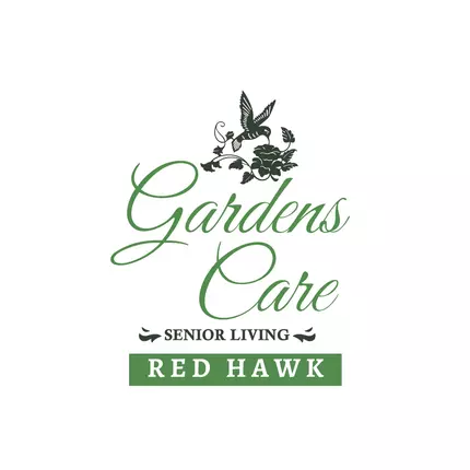 Logotipo de Gardens Care Senior Living - Red Hawk