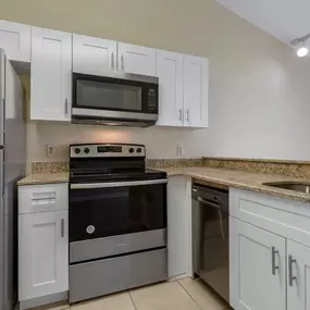 Uniquely spacious and newly renovated floor plans with stainless steel appliances.