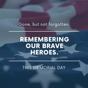 This Memorial Day, we honor and remember the brave men and women who made the ultimate sacrifice for our freedom. Thank you for your courage and service.