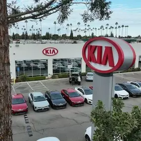 Aerial View of Haddad Kia Bakersfield California