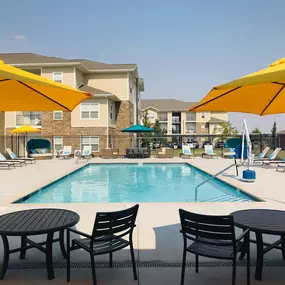 Pool at Salish Flats Apartments