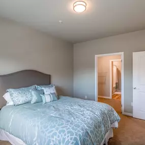 Bedroom at Salish Flats Apartments