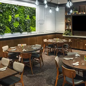 Private dining room at Burtons Grill in Buckhead, GA.