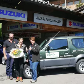Für jede Arbeit das passende Fahrzeug.
Die JESA Automobile AG unterstützt die Jägerin der Jahres Renate Fahrni.