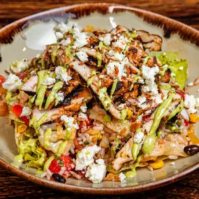 Hickory's Cobb Salad with Chargrilled Chicken & Bourbon Bacon