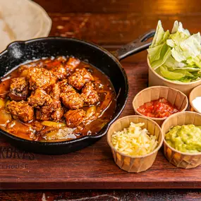 Hot-Honey Pork Burnt Ends Fajita