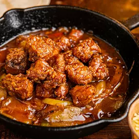 Hot-Honey Pork Burnt Ends Fajita