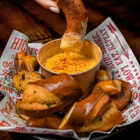 Hickory's Smokehouse - Giant Garlic Buttered Pretzel Bites