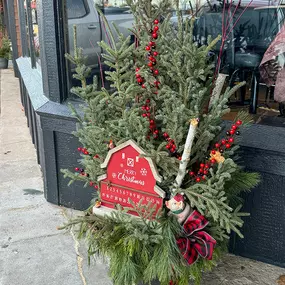 Our Christmas decor is out at Tipsy on Main Kitchen & Cocktails!