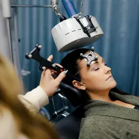 Non-invasive TMS treatment aimed at relieving symptoms of depression and enhancing brain health.