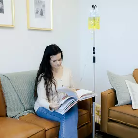 Relax and recharge during IV therapy sessions tailored to your needs.
