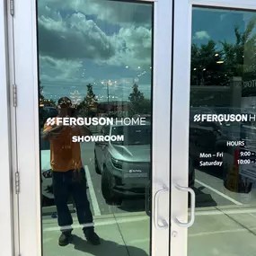 Ferguson Home Signage on Door