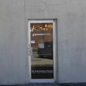 Ferguson Home Signage on Door