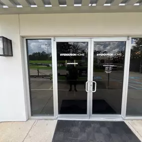 Ferguson Home Signage on Door