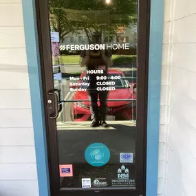 Ferguson Home Signage on Door