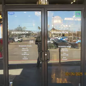 Ferguson Home Signage on Door