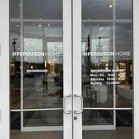 Ferguson Home Signage on Door