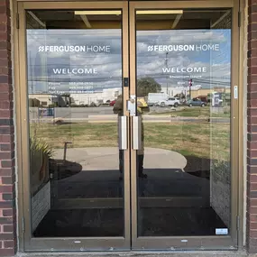 Ferguson Home Signage on Door