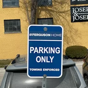 Ferguson Home Parking Sign