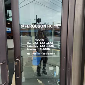 Ferguson Home Signage on Door