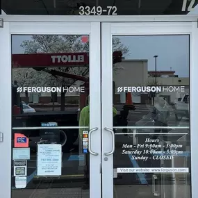 Ferguson Home Signage on Door