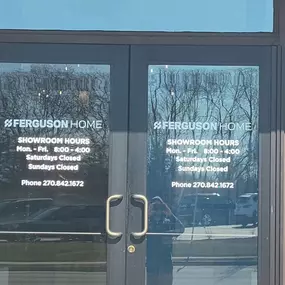 Ferguson Home Signage on Door