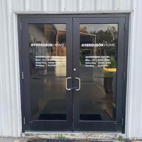 Ferguson Home Signage on Door