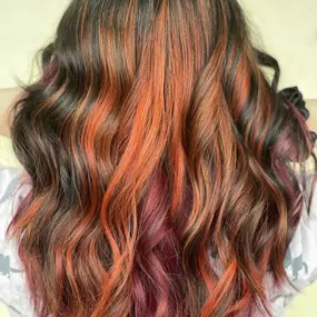 Orange and Red Hair Color Salon in Knoxville, TN