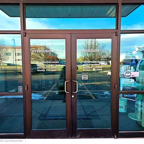 Ferguson Home Signage on Door
