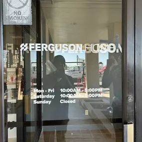 Ferguson Home Signage on Door