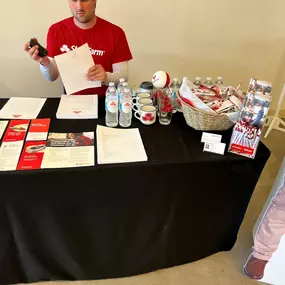 Stop by our booth today to talk about all things insurance!
