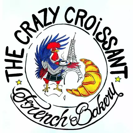 Logo fra The Crazy Croissant