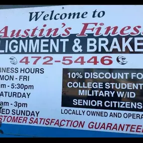 Bild von Austin's Finest Alignments & Brakes