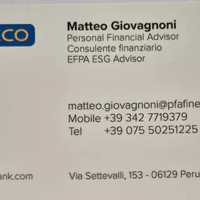 Bild von Matteo Giovagnoni - Consulente Finanziario