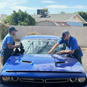 Windshield replacement in Mesa Arizona By Premiere Auto glass.