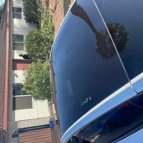 Tesla Roof Glass replaced in  Mesa Arizona By Premiere Auto glass.