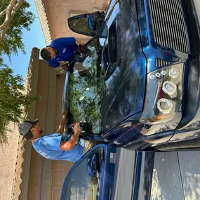 Windshield replacement in Mesa Arizona By Premiere Auto glass.