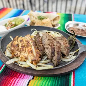 Fajitas at El Big Bad Tex Mex Restaurant & Cocktail Bar